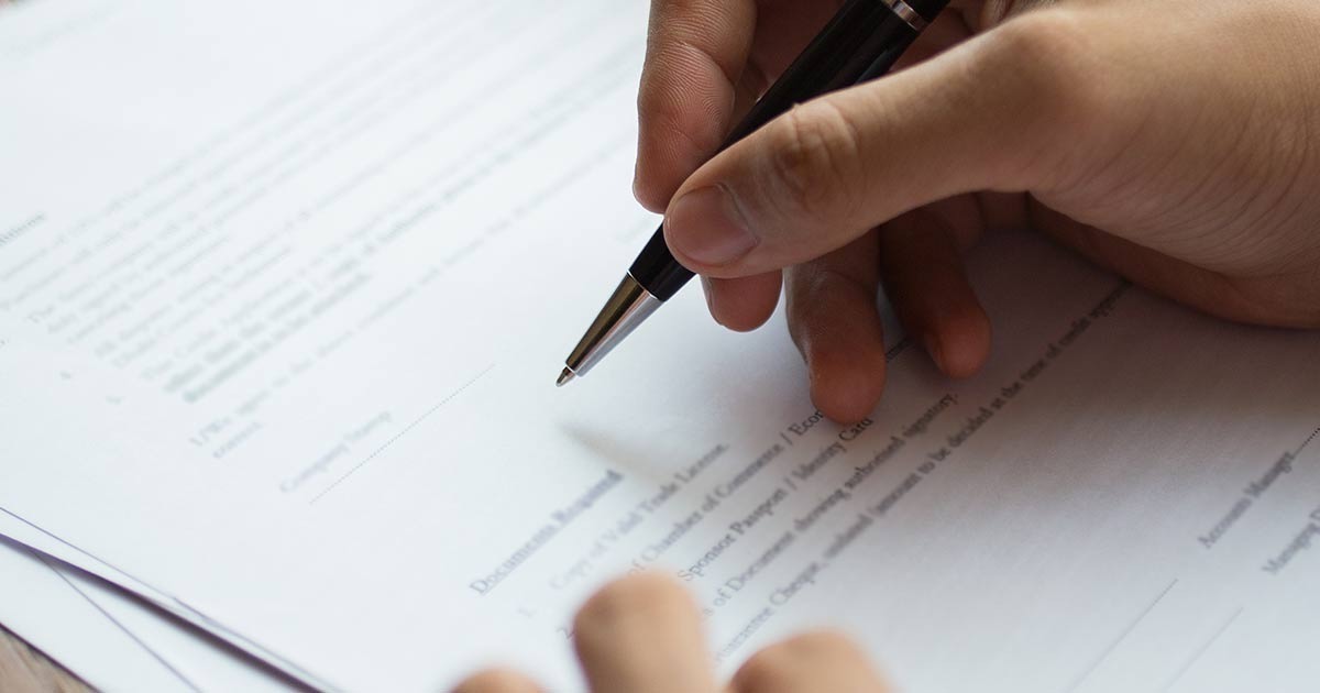 Certification process and documents